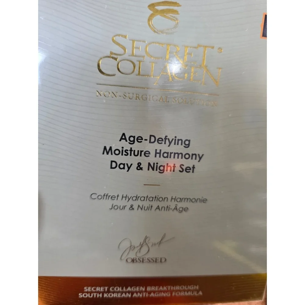 Secret Collagen Age-Defying Moisture Harmony Day & Night Set 1.7oz New Sealed
